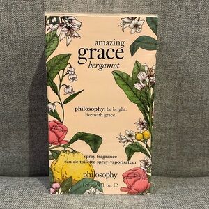NEW Philosophy Amazing Grace Bergamot 4 oz Spray NIB
